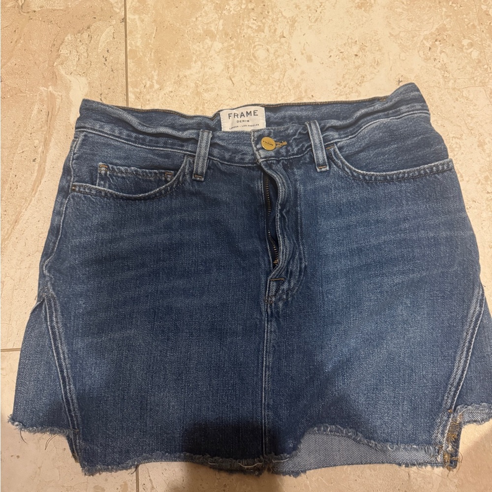 Frame denim skirt